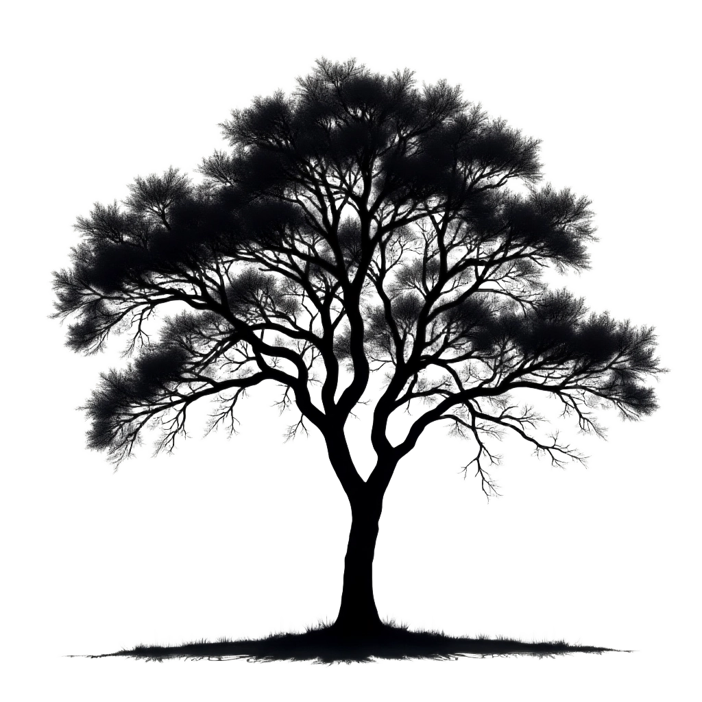 Majestic Tree Silhouette